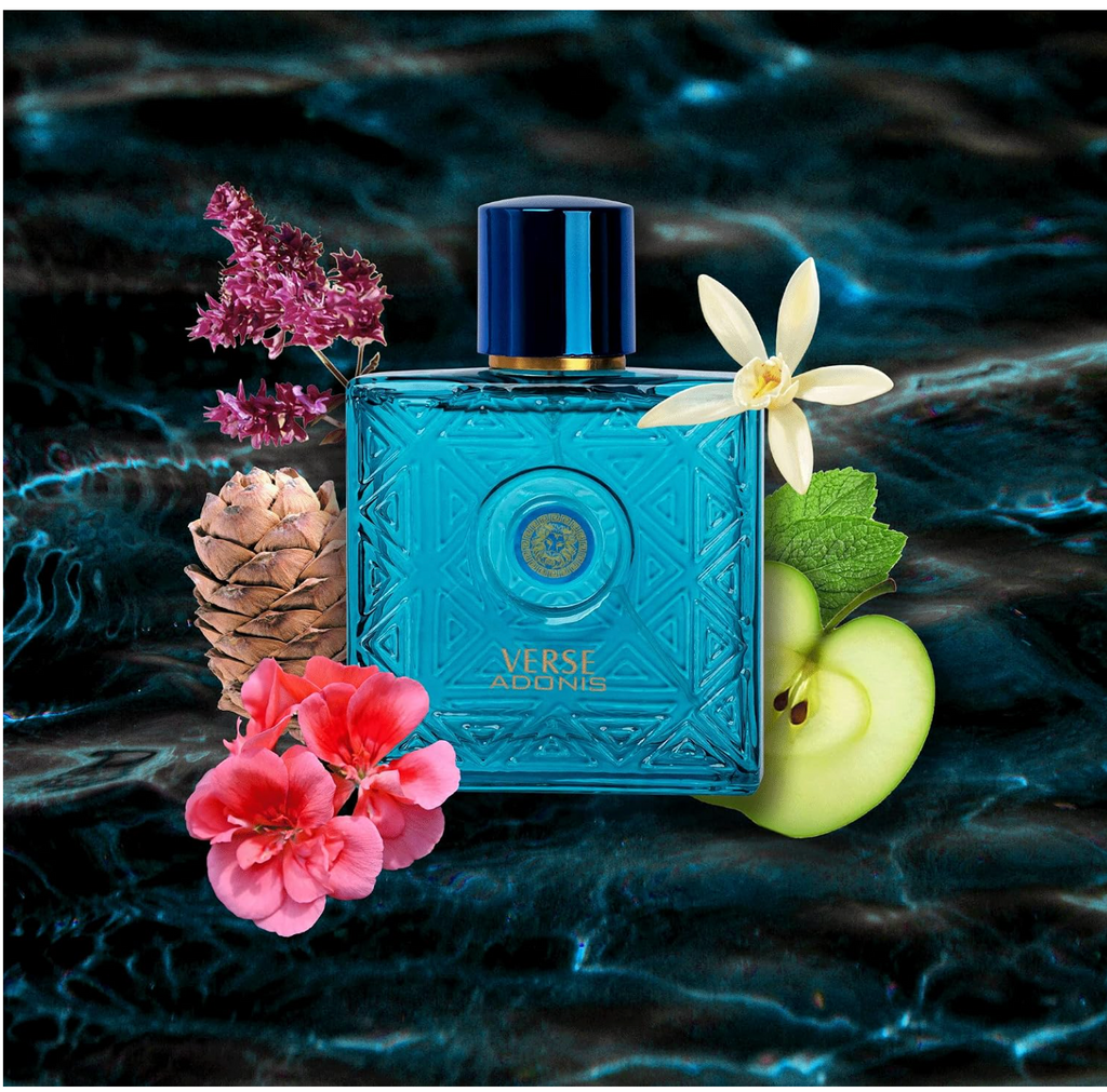 Verse Adonis Eau de Parfum for Men 3.4 fl oz / 100 mL – Long Lasting Men's Fragrance