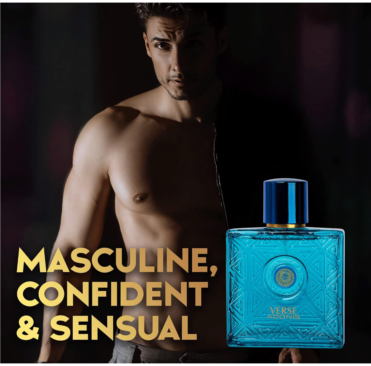 Verse Adonis Eau de Parfum for Men 3.4 fl oz / 100 mL – Long Lasting Men's Fragrance