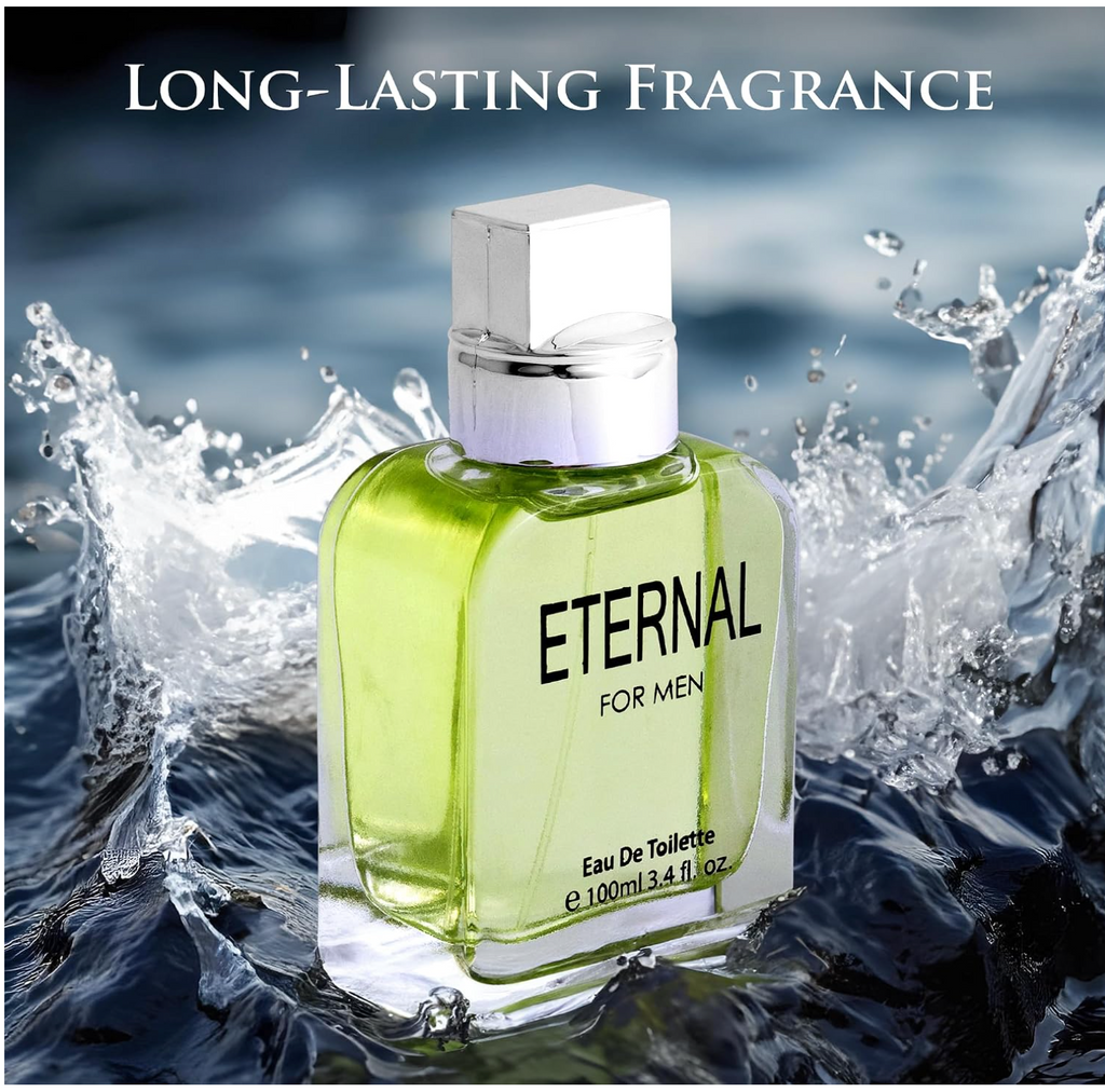 Eternal for Men Eau de Toilette 3.4 fl oz / 100 mL – Fresh Long Lasting Men's Fragrance