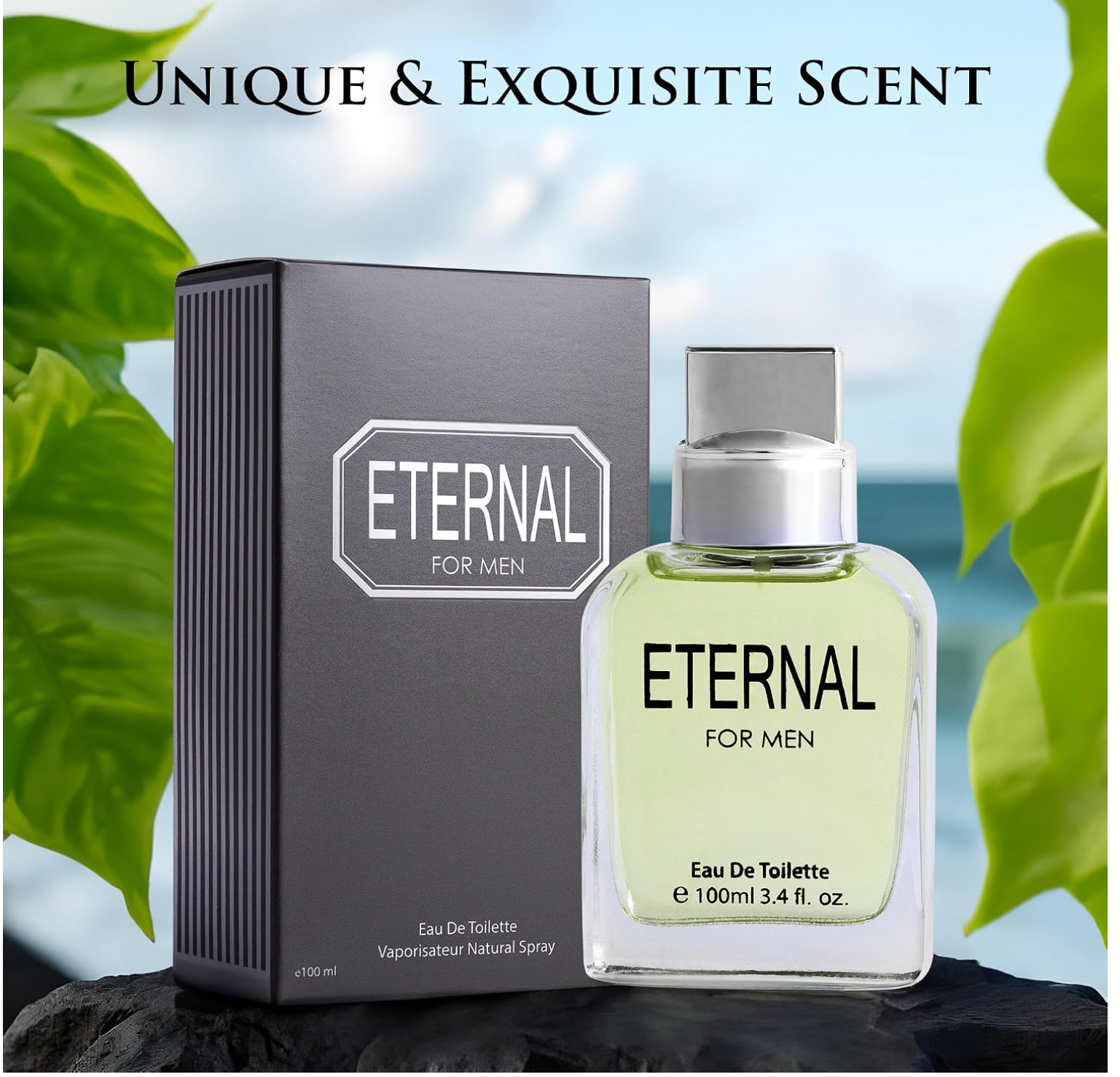 Eternal for Men Eau de Toilette 3.4 fl oz / 100 mL – Fresh Long Lasting Men's Fragrance