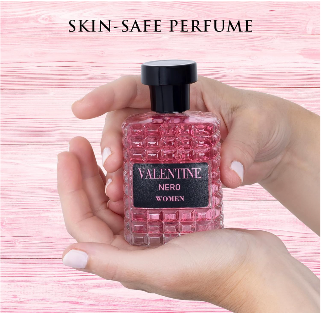 Valentine Nero Eau de Parfum for Women 3.4 fl oz / 100 mL – Long Lasting Women's Fragrance