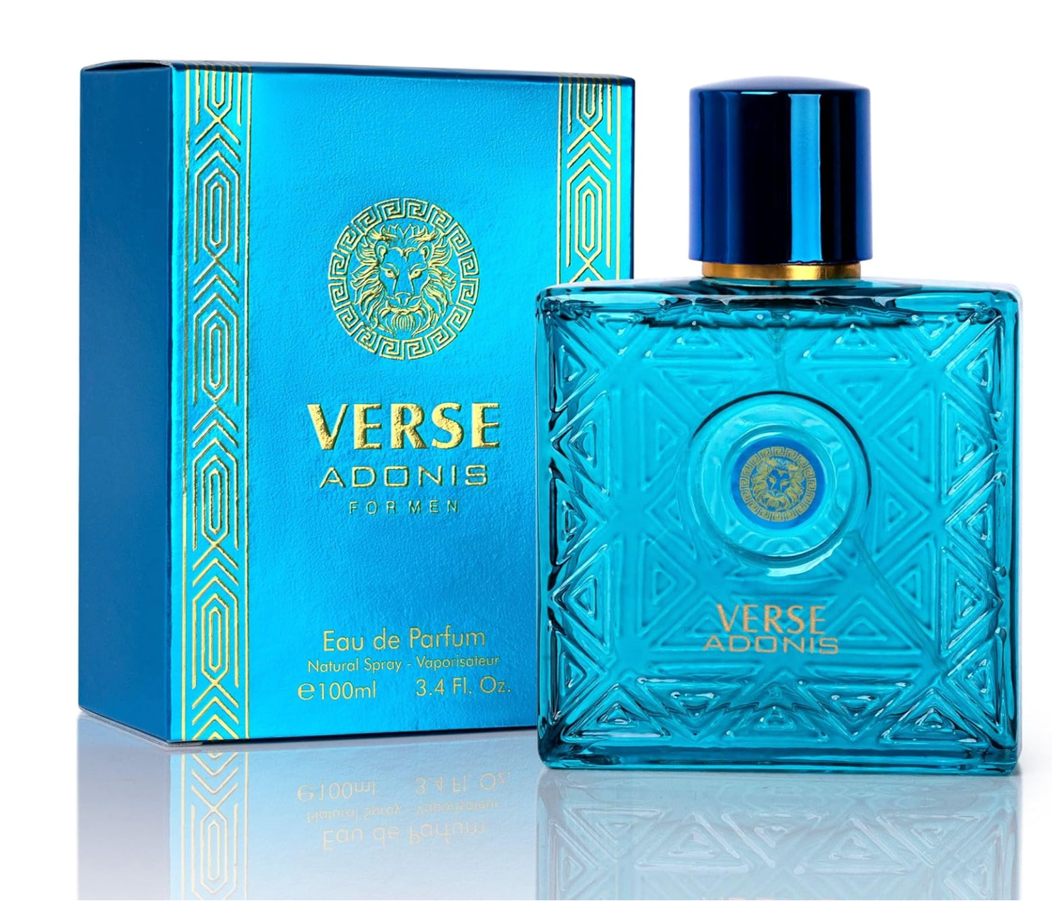 Verse Adonis Eau de Parfum for Men 3.4 fl oz / 100 mL – Long Lasting Men's Fragrance