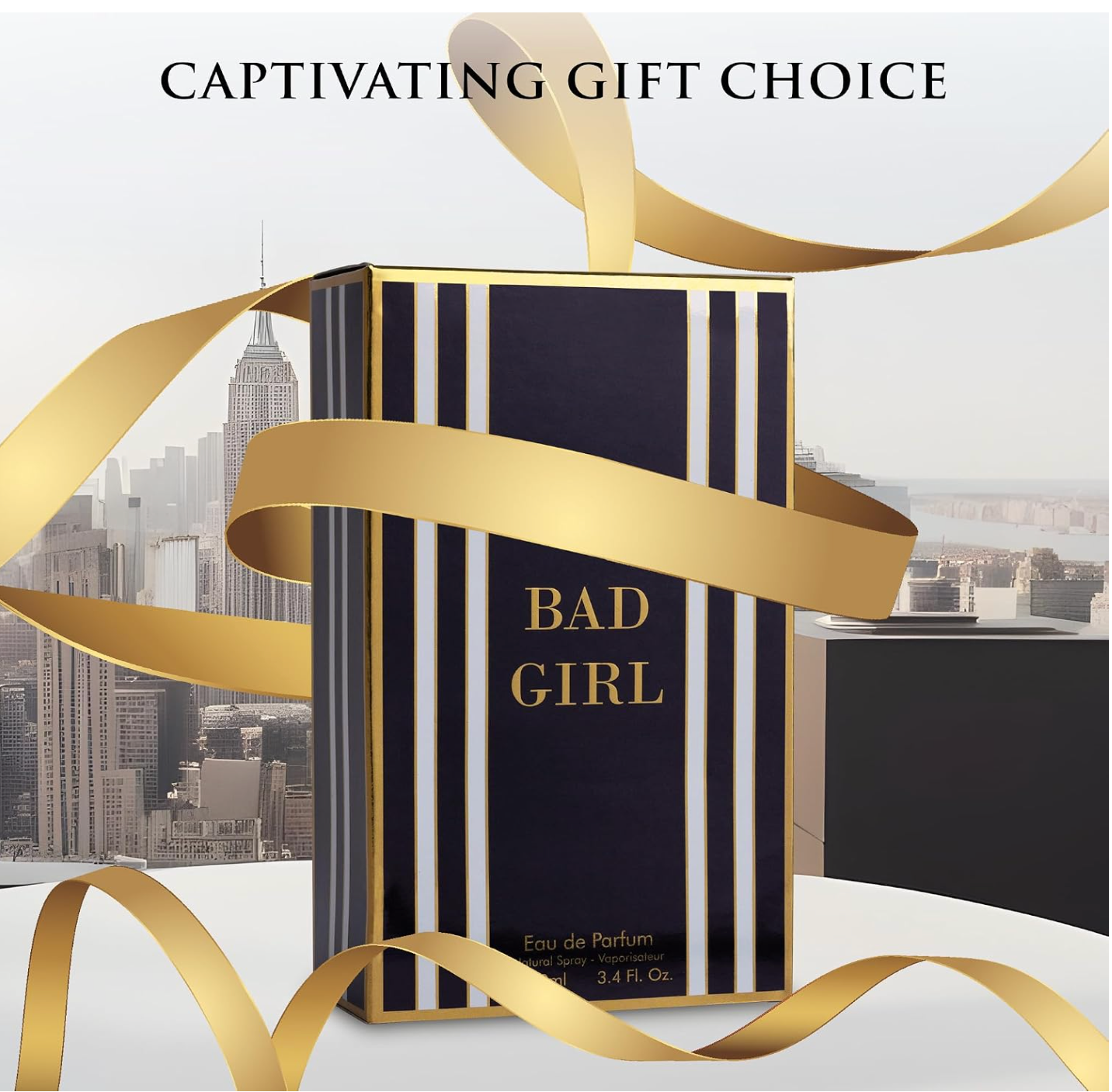 Bad Girl Eau de Parfum for Women 3.4 fl oz / 100 mL – Long Lasting Women's Fragrance