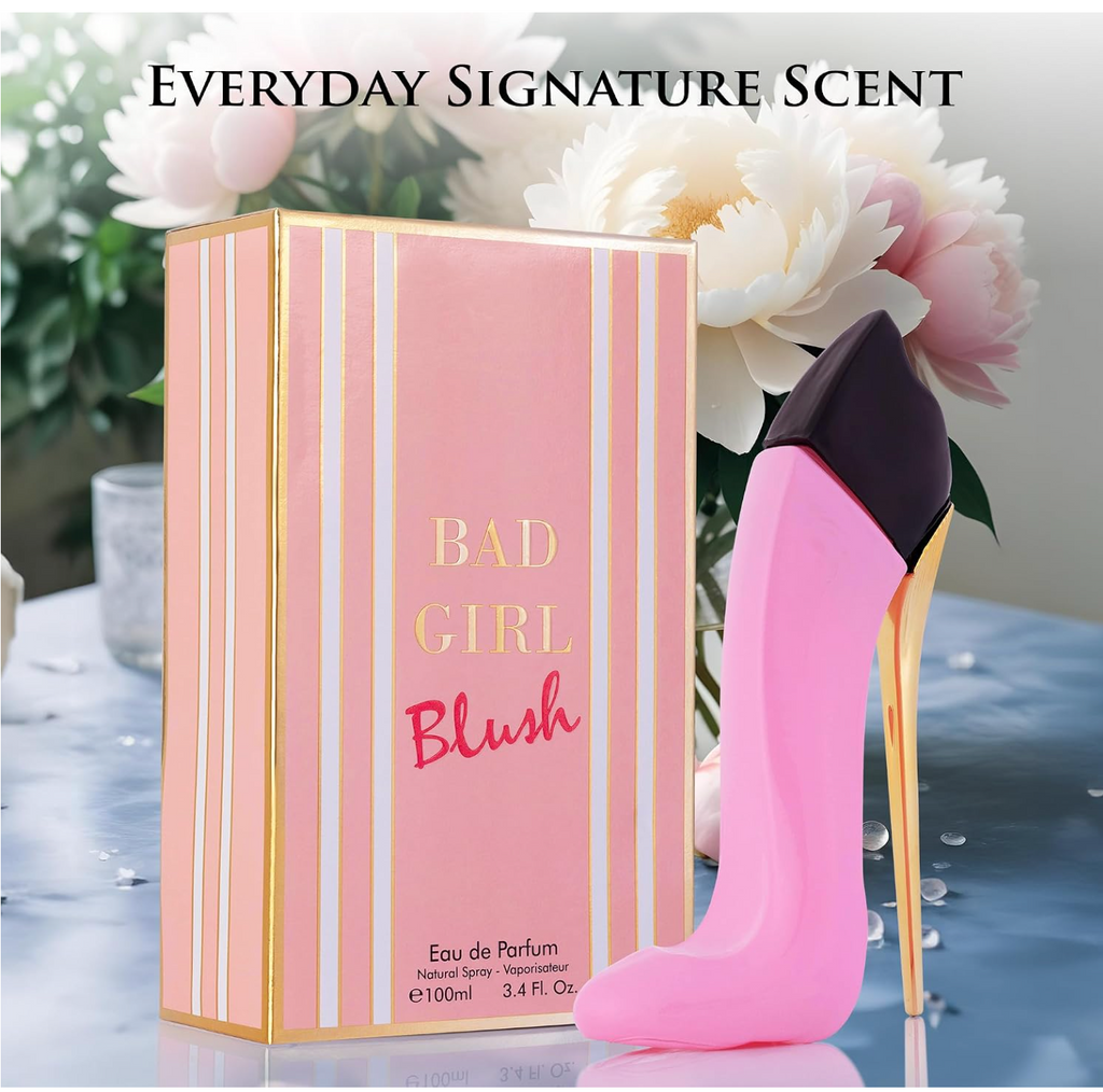Bad Girl Blush Eau de Parfum for Women 3.4 fl oz / 100 mL – Long Lasting Women's Fragrance