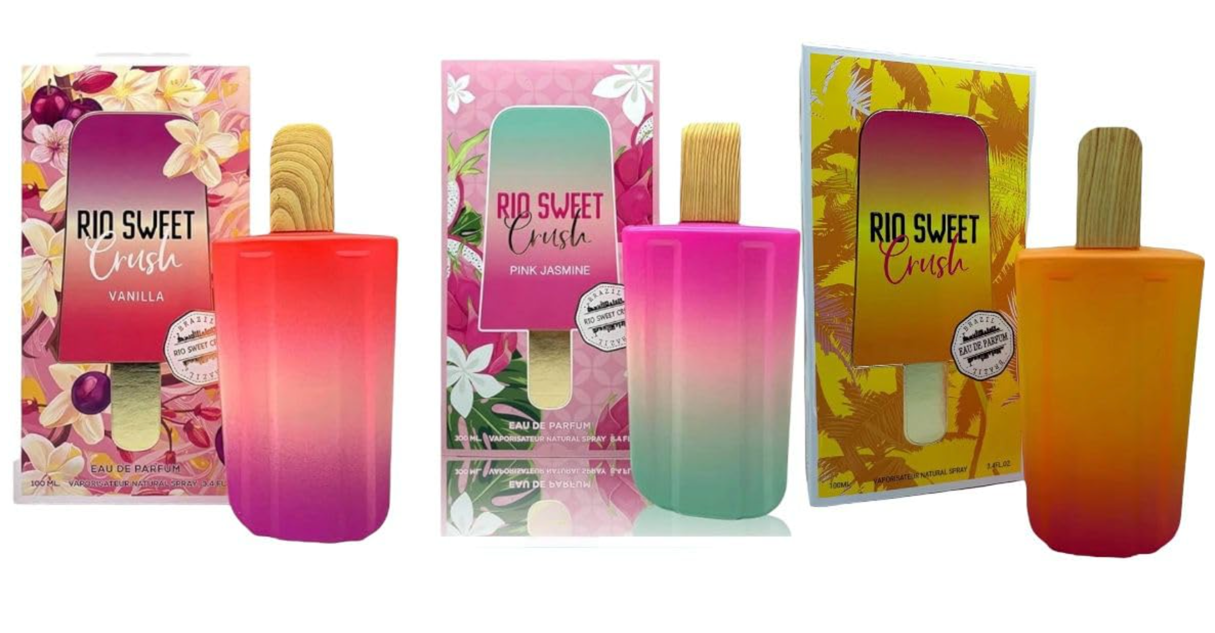 Rio Sweet Crush Eau de Parfum for Women | Vanilla • Pink Jasmine • Tropical Collection | 100ml