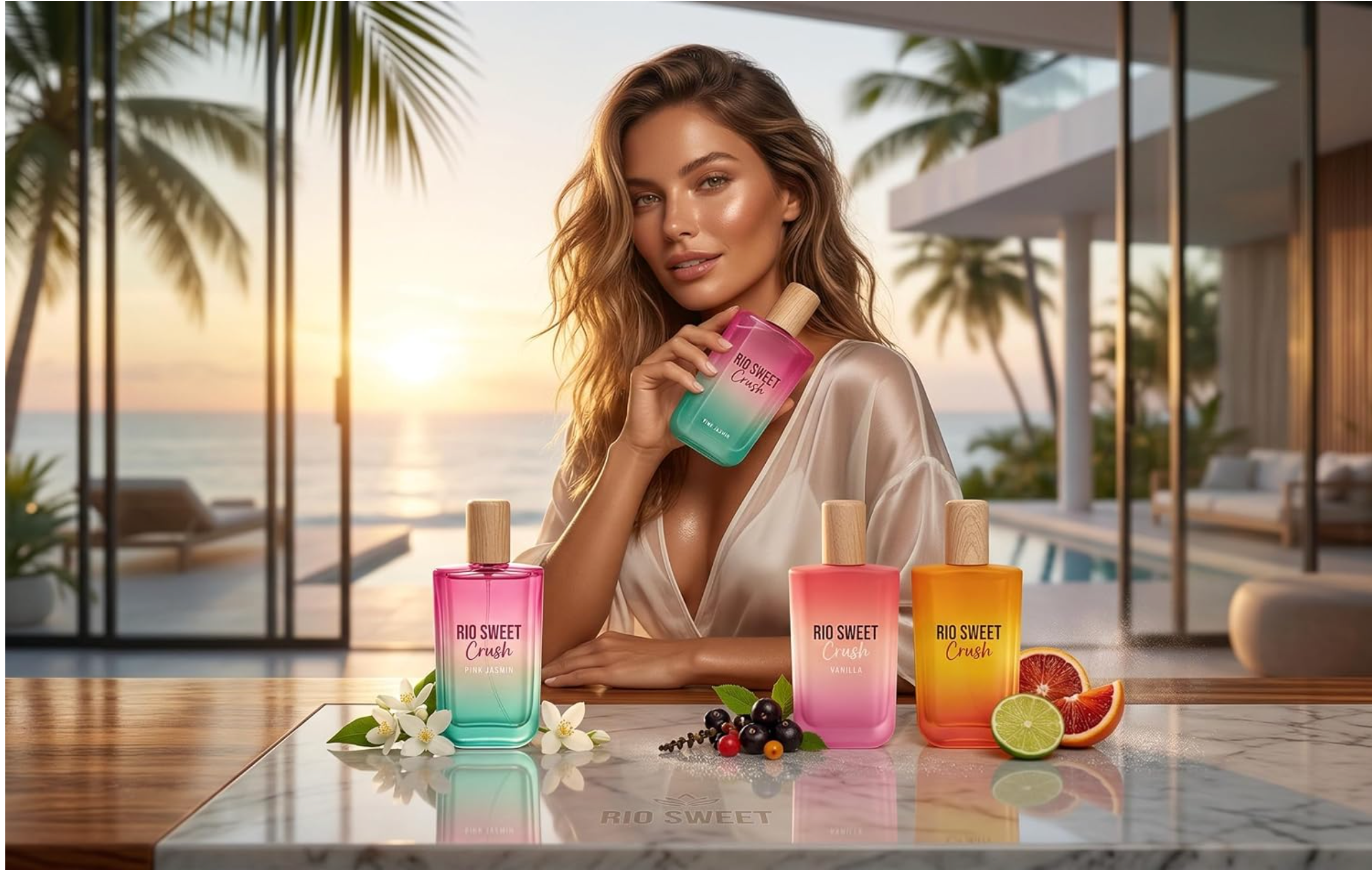 Rio Sweet Crush Eau de Parfum for Women | Vanilla • Pink Jasmine • Tropical Collection | 100ml