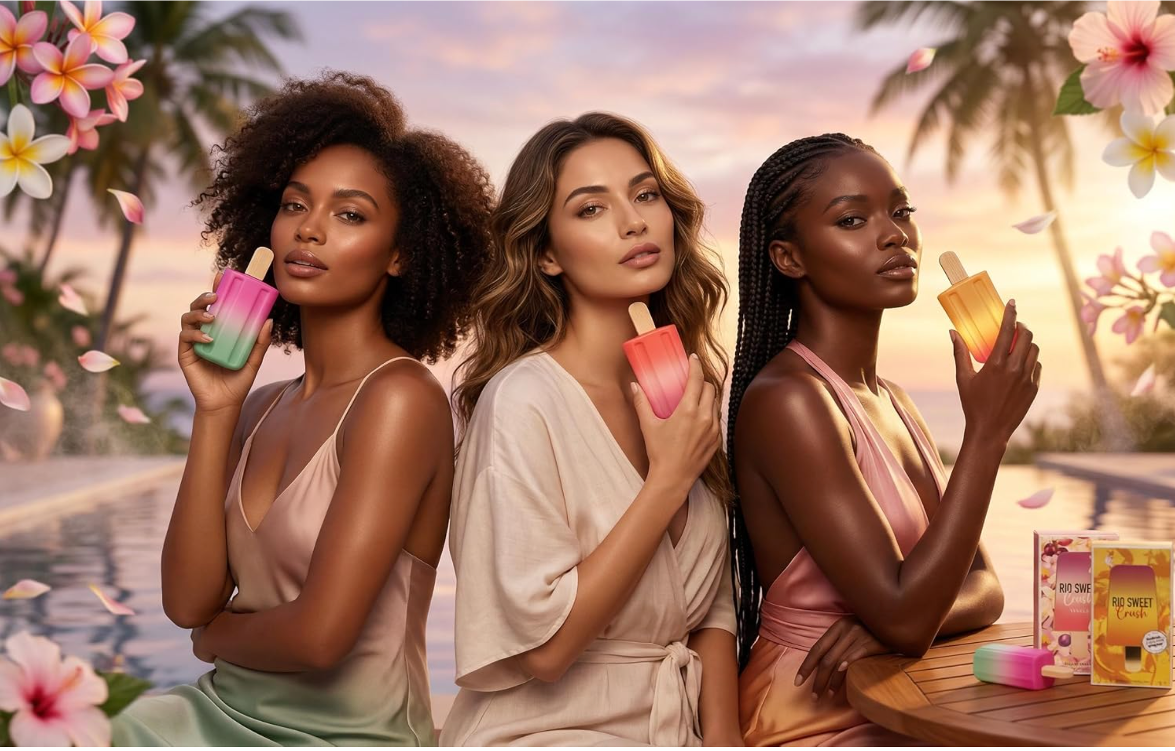 Rio Sweet Crush Eau de Parfum for Women | Vanilla • Pink Jasmine • Tropical Collection | 100ml
